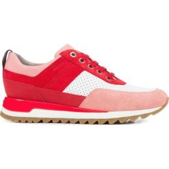 Geox Tabelya Tenisówki Czerwony. Czerwone trampki i tenisówki damskie Geox, bez wzorów, ze skóry, bez zapięcia. Za 585,95 zł.
