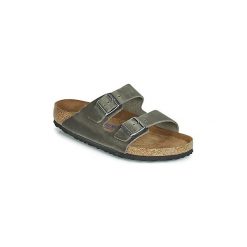Klapki Birkenstock ARIZONA SFB. Szare kapcie męskie Birkenstock, bez wzorów. Za 293,30 zł.