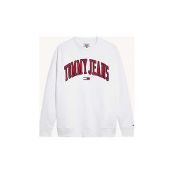 Bluzy Tommy Jeans DM0DM05945 CLEAN COLLEGIATE. Szare bluzy męskie Tommy Jeans, s, bez wzorów, z jeansu, bez kołnierzyka, bez rękawów, bez kaptura. Za 295,98 zł.