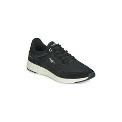 Buty Pepe jeans JAYKER BASIC. Czarne trampki męskie Pepe Jeans, bez wzorów, z jeansu, bez zapięcia. Za 359,00 zł.