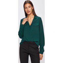 Vero Moda - Koszula. Białe bluzki damskie Vero Moda, s, bez wzorów, z poliesteru, casualowe, bez kołnierzyka, z długim rękawem. W wyprzedaży za 89,90 zł.