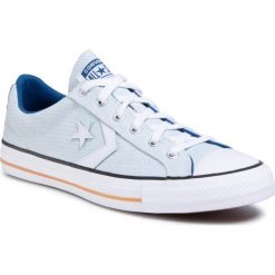 Trampki CONVERSE - Star Player Ox 167672C Agate Blue/White/court Blue. Zielone półbuty męskie Converse, na co dzień, bez wzorów, z gumy, klasyczne, bez zapięcia. Za 279,00 zł.