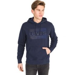 Levi's Bluza Niebieski. Niebieskie bluzy męskie Levi's®, s, z nadrukiem, z bawełny, bez kołnierzyka, bez rękawów, bez kaptura. Za 309,95 zł.