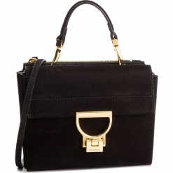 Torebka COCCINELLE - DD6 Arlettis Suede E1 DD6 55 B7 01 Noir 001. Czarne torebki klasyczne damskie Coccinelle, z aplikacjami, ze skóry, klasyczne, zdobione, bez dodatków. Za 1149,90 zł.