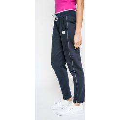 Trussardi - Spodnie. Niebieskie spodnie damskie marki Trussardi, s, bez wzorów, z bawełny, casualowe. W wyprzedaży za 339,90 zł.