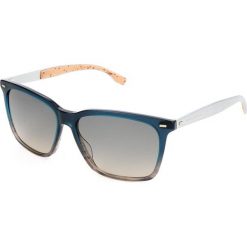 Męskie okulary przeciwsłoneczne w kolorze szaro-niebieskim. Szare okulary przeciwsłoneczne męskie marki Hugo Boss Sunglasses, z tworzywa sztucznego. W wyprzedaży za 279,95 zł.