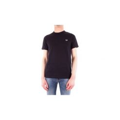 T-shirty z krótkim rękawem Fred Perry M3519. Niebieskie t-shirty męskie Fred Perry, s, bez wzorów, bez kołnierzyka, krótkie. Za 295,67 zł.
