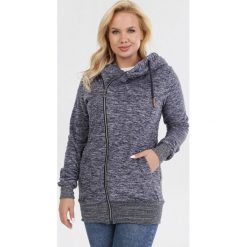 Granatowa Bluza Penelin. Niebieskie bluzy damskie Born2be, xl, bez wzorów, bez rękawów, bez kaptura. Za 99,99 zł.
