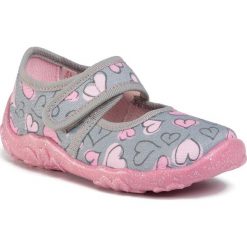 Kapcie SUPERFIT - 1-000283-2000 M Grau. Szare sandały dziewczęce Superfit, z tworzywa sztucznego, bez zapięcia. Za 89,00 zł.