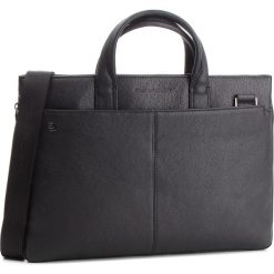 Torba na laptopa PIQUADRO - CA4021B3 N. Czarne torby męskie skórzane Piquadro, bez wzorów, ze skóry, młodzieżowe. Za 1139,00 zł.