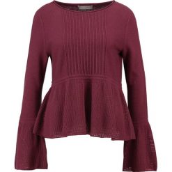 Swetry klasyczne damskie: Stefanel Sweter plum