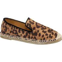 Espadryle damskie Vero Moda brązowe. Pomarańczowe espadryle damskie Vero Moda, bez wzorów, z materiału, bez obcasa. Za 69,00 zł.