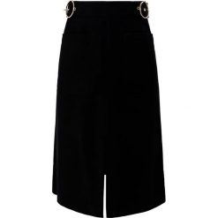 Spódniczki trapezowe: Whistles DOUBLE BUCKLE PONTI SKIRT Spódnica trapezowa black