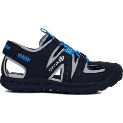 Geox - Sandały dziecięce. Niebieskie sandały chłopięce Geox, z gumy, z okrągłym noskiem. W wyprzedaży za 129,90 zł.