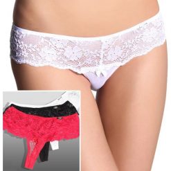 Stringi: Stringi koronkowe 3 pack Sylvia