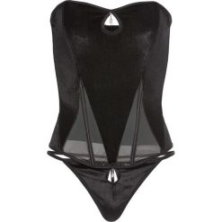 Body i gorsety: Gorset + stringi (2 części) bonprix czarny