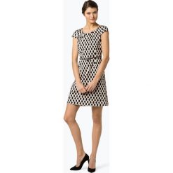 Comma - Sukienka damska, beżowy. Brązowe sukienki damskie marki comma, bez wzorów, eleganckie, bez kołnierzyka, bez rękawów. Za 499,95 zł.