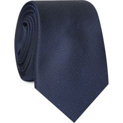 Krawat z mikrofibry KWCR002086. Czarne krawaty męskie Giacomo Conti, bez wzorów, z mikrofibry, eleganckie. Za 69,00 zł.