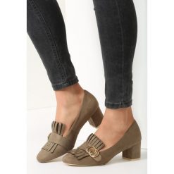 Buty ślubne damskie: Khaki Czółenka Paisley