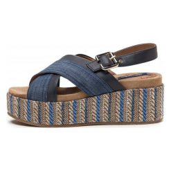 Wrangler Sandały Damskie Tempura Straw 40 Niebieski. Niebieskie sandały damskie Wrangler. W wyprzedaży za 169,00 zł.
