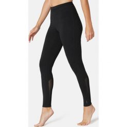 Legginsy Gym & Pilates 520 damskie. Różowe legginsy sportowe damskie NYAMBA, xs, bez wzorów, z elastanu, na jogę i pilates. Za 64,99 zł.