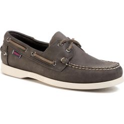Mokasyny SEBAGO - Docksides Portland Crazy H 70015H0 Dk Grey 917. Szare mokasyny męskie Sebago, ze skóry, klasyczne. Za 649,00 zł.