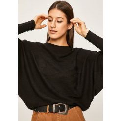 Answear - Sweter. Czarne swetry damskie ANSWEAR, s, bez wzorów, z bawełny, bez rękawów, bez kaptura. W wyprzedaży za 99,90 zł.