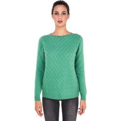 Swetry damskie: Sweter w kolorze szmaragdowym