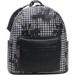 L'Atelier du Sac Plecak Camille 9073 czarny z pashmina. Czarne plecaki damskie L'Atelier du Sac, bez wzorów. Za 389,00 zł.