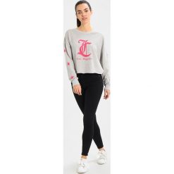 Bluzki asymetryczne: Juicy Couture LOGO GRAPHIC Bluzka z długim rękawem grey
