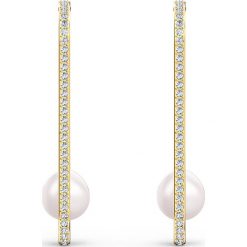 Swarovski - Kolczyki So Cool. Żółte kolczyki damskie Swarovski, z kryształem, metalowe. Za 429,90 zł.