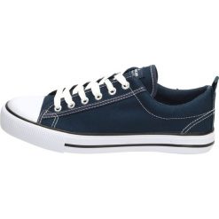 Granatowe trampki damskie AMERICAN LH18-DSLN01. Szare trampki i tenisówki damskie American CLUB, bez wzorów, bez zapięcia. W wyprzedaży za 49,00 zł.