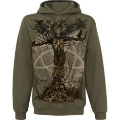 Bluzy męskie: Spiral Oak Princess Bluza z kapturem oliwkowy