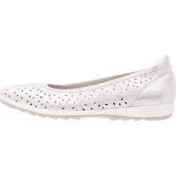 Baleriny damskie lakierowane: Jana WIDE FIT Baleriny silver