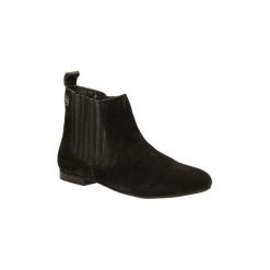 Botki Pepe jeans SZTYBLETY PGS50011. Czarne sztyblety damskie marki Pepe Jeans, z jeansu. Za 199,99 zł.