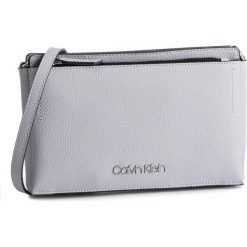 Torebka CALVIN KLEIN - Sided Ew Crossbody K60K605315 457. Szare listonoszki damskie Calvin Klein, bez wzorów, ze skóry ekologicznej, bez dodatków. Za 449,00 zł.