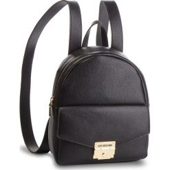 Plecak LOVE MOSCHINO - JC4120PP17LP0000 Nero. Czarne plecaki damskie marki Love Moschino, ze skóry ekologicznej, klasyczne. Za 839,00 zł.