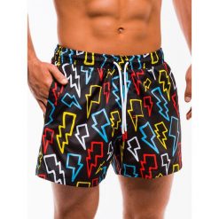 Kąpielówki męskie W163 - czarne. Czarne kąpielówki męskie Ombre Clothing, s, bez wzorów. Za 24,99 zł.