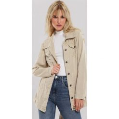 Beżowa Kurtka Kaylee. Brązowe kurtki damskie other, s, bez wzorów, z jeansu, bez kaptura. Za 119,99 zł.