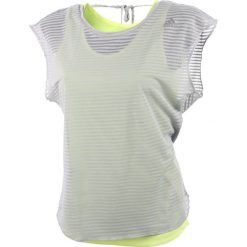 DWUCZĘŚCIOWA DAMSKA KOSZULKA DO BIEGANIA ADIDAS (36). T-shirty damskie Adidas, bez wzorów, bez kołnierzyka. W wyprzedaży za 69,99 zł.