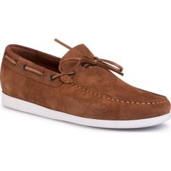 Mokasyny GINO ROSSI - MMU539-BARI-03 Brown. Pomarańczowe mokasyny męskie Gino Rossi, ze skóry, klasyczne. Za 259,99 zł.