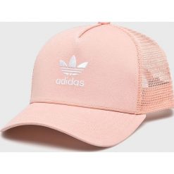 Adidas Originals - Czapka. Pomarańczowe czapki damskie marki adidas Originals, z bawełny. Za 79,90 zł.