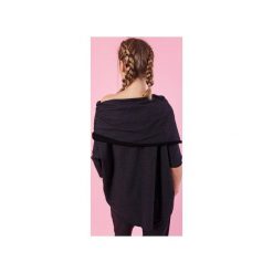 Bluzy damskie: WYLUZOWANA BLUZA GINGER – CIEMNOSZARA