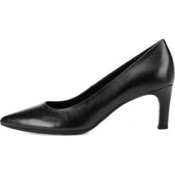 Geox damskie czółenka Bibbiana D829CA 00085 40 czarny. Czarne czółenka damskie Geox, na co dzień, bez wzorów, ze skóry, na średnim obcasie. Za 519,00 zł.