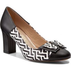 Creepersy damskie: Półbuty BALDOWSKI - W00180-1576-001 Czarna Nappa/Zig Zag Lame