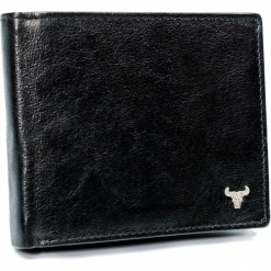 Elegancki portfel męski skórzany buffalo wild®. Pomarańczowe portfele męskie BUFFALO WILD, bez wzorów, ze skóry. Za 149,00 zł.