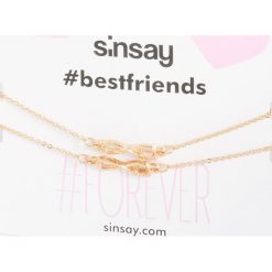 Bransoletki Best Friends - Beżowy. Brązowe bransoletki damskie Sinsay. W wyprzedaży za 5,00 zł.