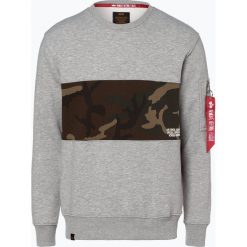 Alpha Industries - Damska bluza nierozpinana, szary. Szare bluzy damskie Alpha Industries, m, moro, bez rękawów, bez kaptura. Za 299,95 zł.
