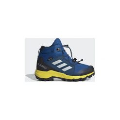 Buty Dziecko adidas Buty Terrex Mid GTX. Niebieskie trampki dziewczęce Adidas, bez wzorów, bez zapięcia. Za 399,00 zł.