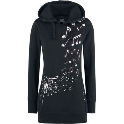 Bluzy damskie: Full Volume by EMP Safe In My Garden Bluza z kapturem damska czarny